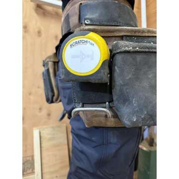 SCRATCHMax Erasable Tape Measure Note Pad & Sticker 10 Pack