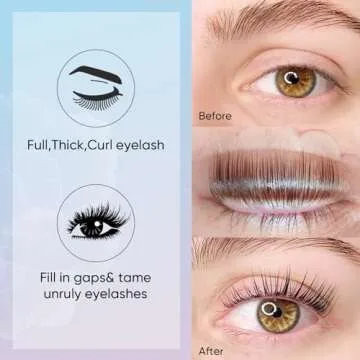 Libeauty Lash Lift Glue, Eyelash Adhesives, Eyelash Perm Glue Strong Sticky Eyelash Lifting Glue for Lash Perming or False Eyelashes Dissolves Quickly in Water