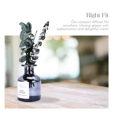 Whole Housewares Reed Diffuser - Green Tea Aroma Home Fragrance