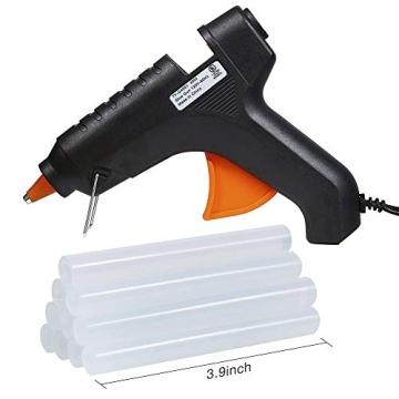 Mini Hot Melt Glue Gun with 10PCS Glue Sticks TY-G4001 120V/60HZ 40W Power Glue Guns Kit for DIY Sma...