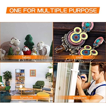 Mini Hot Melt Glue Gun with 10PCS Glue Sticks for Crafts