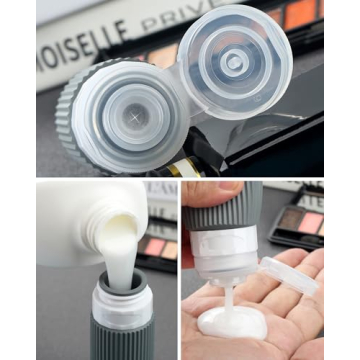 Mrsdry Travel Bottles 8 Pack for Toiletries, TSA Approved