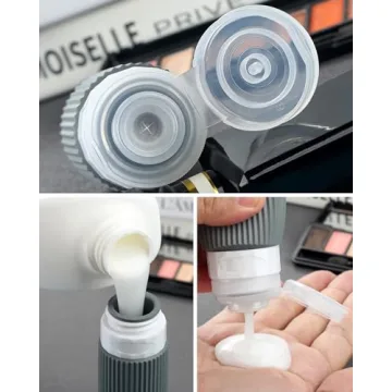 Mrsdry Travel Bottles 8 Pack for Toiletries, TSA Approved