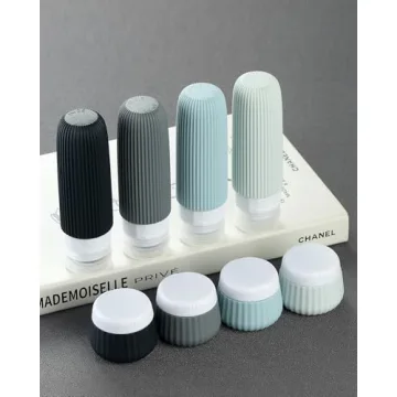 Mrsdry Travel Bottles 8 Pack for Toiletries, TSA Approved