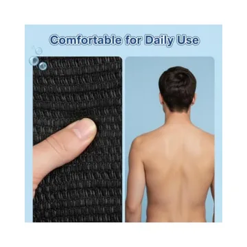 Exfoliating Shower Towel for All Skin Types 48"