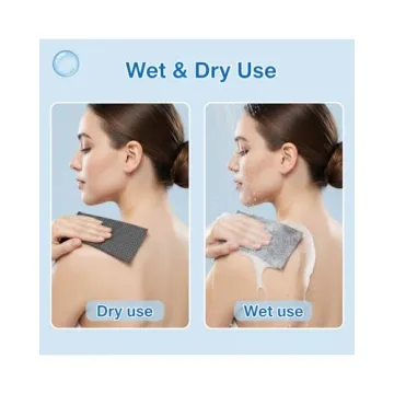 Exfoliating Shower Towel for All Skin Types 48"