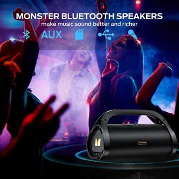Monster Adventurer Max: 100W Waterproof Bluetooth Speaker