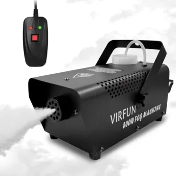 VIRFUN Automatic Fog Machine - 500W with Remote Control for Parties