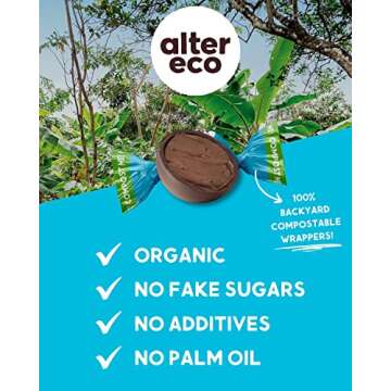 Alter Eco | Silk Velvet Truffles | 39% Pure Dark Cocoa, Fair Trade, Organic, Non-GMO, Gluten Free Dark Chocolate Truffles (10 Count (Pack of 1))