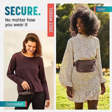 RFID Money Belt for Travel - Slim and Secure Passport Holder