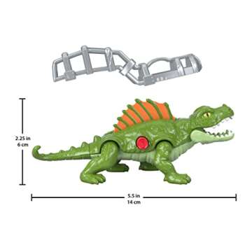 Fisher-Price Imaginext Jurassic World Dominion Dimetrodon Dinosaur Toy with Removable Harness for Preschool Kids Ages 3 and Up