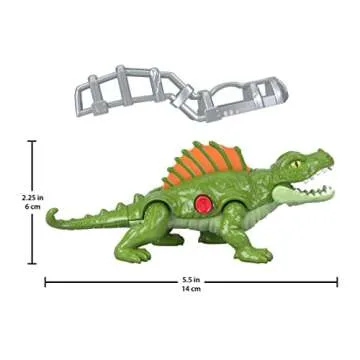 Fisher-Price Imaginext Jurassic World Dominion Dimetrodon Dinosaur Toy with Removable Harness for Preschool Kids Ages 3 and Up