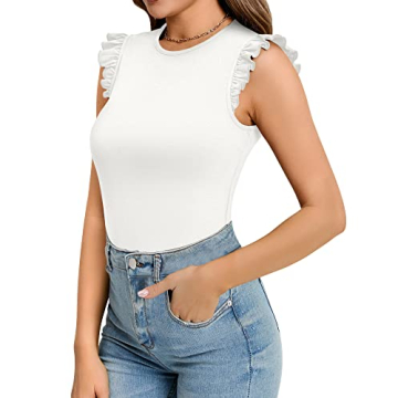 Cute Ruffle Bodysuit for Women Perfect for Summer Style