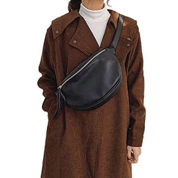 Fashionable Water-Resistant Women’s Waist Bag Fanny Pack