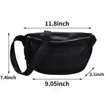 Fashionable Water-Resistant Women’s Waist Bag Fanny Pack