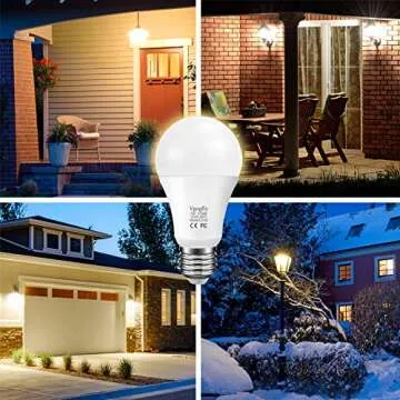Vgogfly Dusk to Dawn LED Light Bulbs for Home Use
