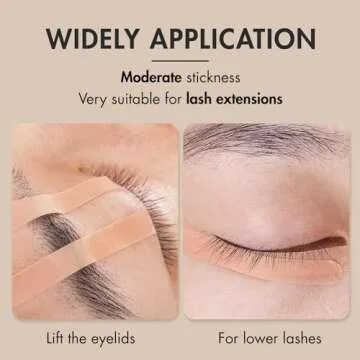 Embagol 800 Pcs Eyelash Extension Tape for Sensitive Skin