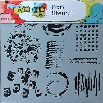 4 Mixed Media Stencils for Creative Arts & Crafts Projects