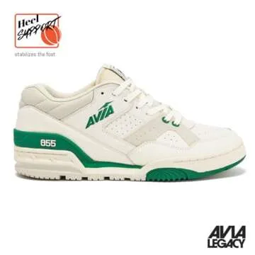 Avia 855 Men’s Basketball Shoes, Low Top Retro Sneakers for Court & Street