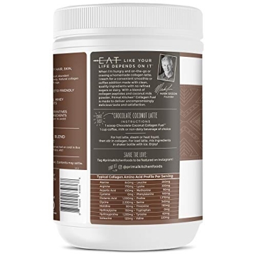 Primal Kitchen Chocolate Coconut Collagen Drink Mix 20oz