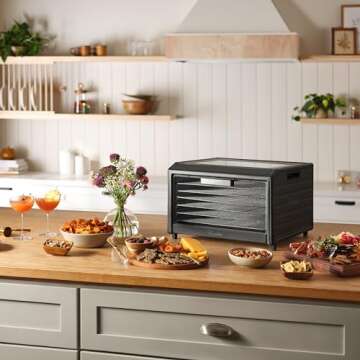 Excalibur Electric Food Dehydrator Performance Series 6-Tray with Adjustable Temperature Control Inc...