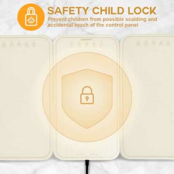 Leburry Electric Warming Tray for Perfectly Warm Food