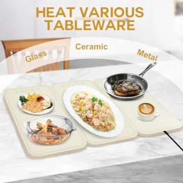 Leburry Electric Warming Tray for Perfectly Warm Food