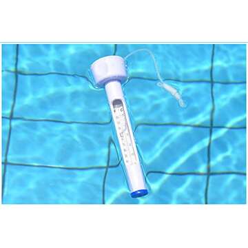 eLander Pro Large Floating Pool Thermometer for Any Pool