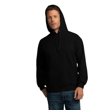 Fruit of the Loom Eversoft Black Fleece Sweatshirt