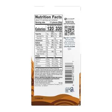 LILY'S Salted Caramel Flavored Milk Chocolate Style No Sugar Added, Sweets Bar, 2.8 oz