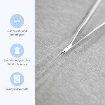 Cozy SleepingBaby Zipadee-Zip Swaddle for Infants