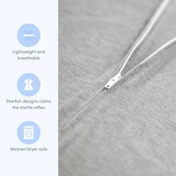 Cozy SleepingBaby Zipadee-Zip Swaddle for Infants