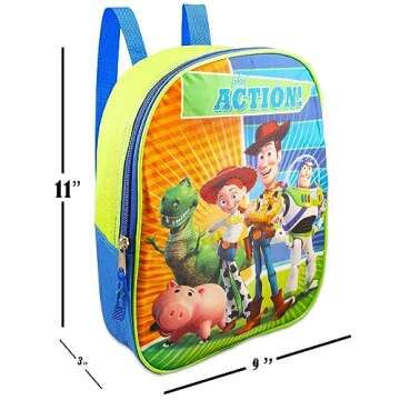 Toy Story Backpack Mini Toddler Preschool School Bag (11") Plus Stickers and More | Disney Pixar Toy...