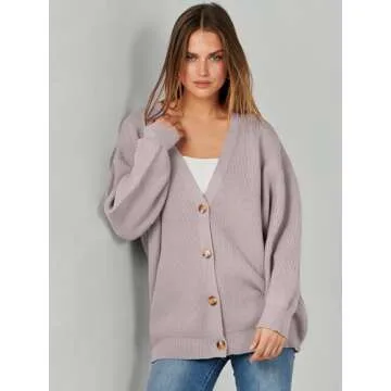 Caracilia Women's Oversized Cardigan Sweaters for Fall Fashion