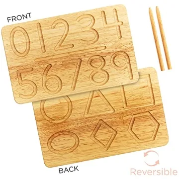 Montessori Number Tracing Board for Toddlers & Preschoolers