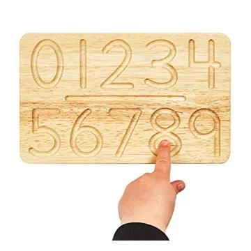 Montessori Number Tracing Board for Toddlers & Preschoolers