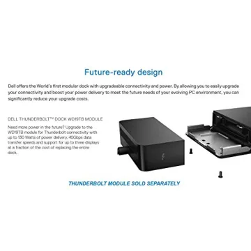 Dell WD19 130W Dock with Dual DisplayPort and HDMI