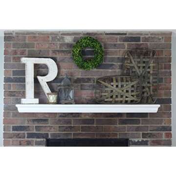 Tobacco Basket Set, 2 Baskets, Farmhouse Wall Decor