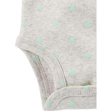 Carter's 6 Piece Bodysuit Set for Babies - Soft Cotton