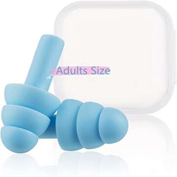 6 Pairs Kids Adults Ear Plugs Swimming Noise Cancelling Reusable Earplugs for Sleeping and Swimming,...
