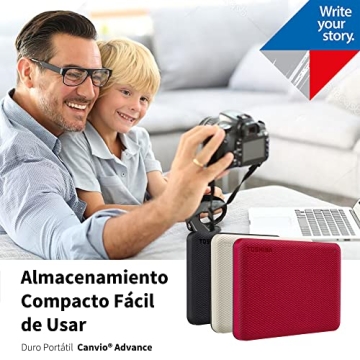 Toshiba Canvio Advance 2TB External Hard Drive USB 3.0