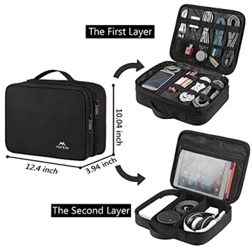 MATEIN Travel Cable Organizer Case for All Devices