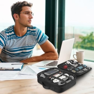 MATEIN Travel Cable Organizer Case for All Devices