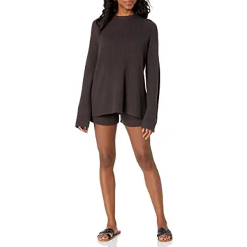 The Drop Women's Faith Pull-On Ribbed Sweater Short