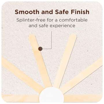 Makerstep Birch Wood Coffee Stirrers, 7 Inch Coffee Stir Sticks (1000 Pack) Eco-friendly, Sturdy Wooden Sticks. Splinter Free, Round End. Great For Your Coffee Nook