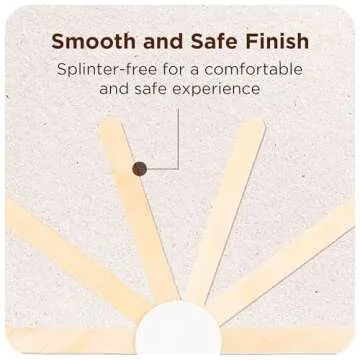 Makerstep Birch Wood Coffee Stirrers, 7 Inch Coffee Stir Sticks (1000 Pack) Eco-friendly, Sturdy Wooden Sticks. Splinter Free, Round End. Great For Your Coffee Nook