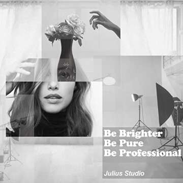 Julius Studio 10 x 16 ft. / 120 x 192 inch Large White Backdrop Background Screen, High Density 150 GSM Premium Material for Professional Photo Video Studio, Pure White Muslin, JSAG827