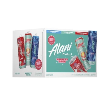 Alani Nu Variety Pack Low Calorie Energy Drinks