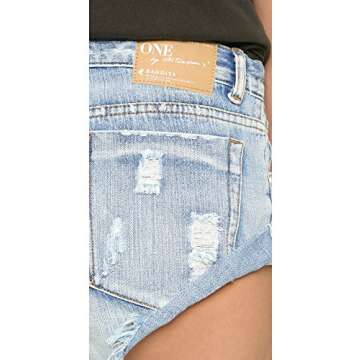 One Teaspoon Women's Hendrix Bandit Shorts - Fashionable & Comfortable