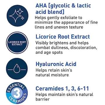 CeraVe Nightly Exfoliating Serum with Glycolic & Lactic Acid